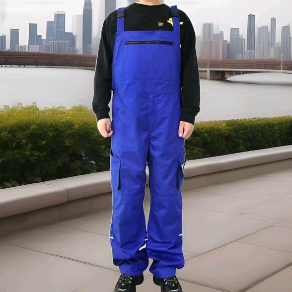 Small Bib Overall Workerwear Suit, Coveralls for Men‎ with Adjustable Straps - Picture 1 of 5